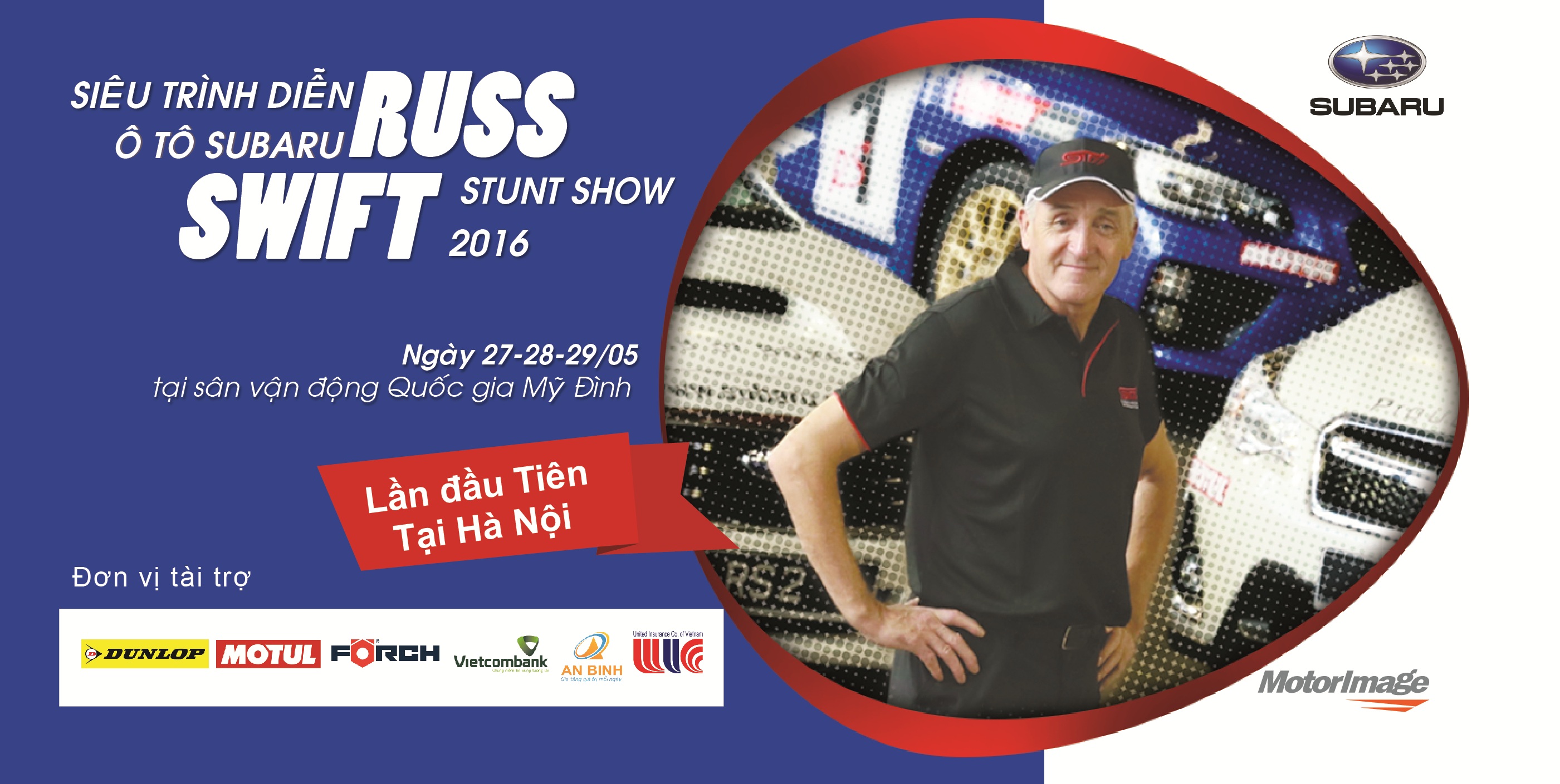 Siêu trình diễn ô tô Subaru Russ Swift 2016 tại Hà Nội