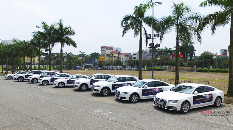 Audi Progressive 2016, sự kiện lần đầu tiên diễn ra tại Việt Nam với dàn xe Audi số lượng lớn