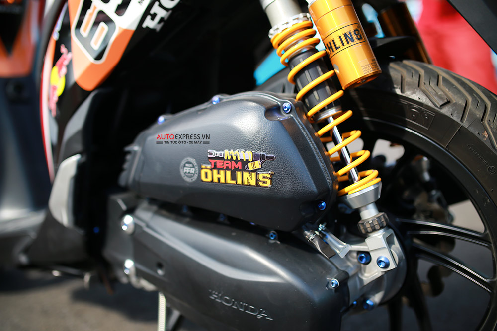 Honda SH150i độ "khủng" nhanh nhất Việt Nam được trang bị thụt Ohlins