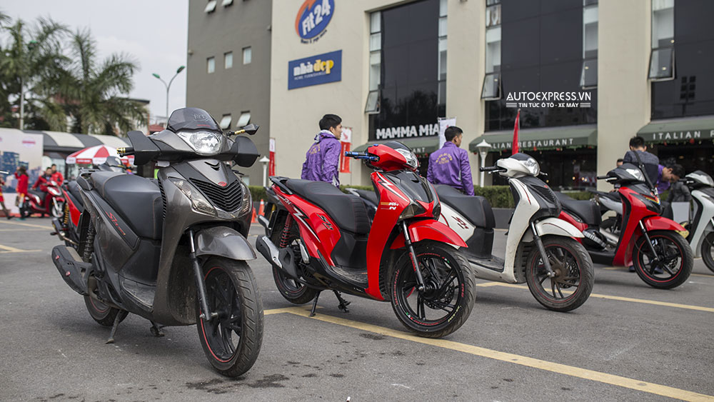 Những chiếc Honda SH của Cộng đồng Honda SH Việt Nam