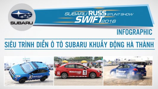 [Infographic] Subaru "khoe" gì ở show trình diễn lớn nhất năm 2016