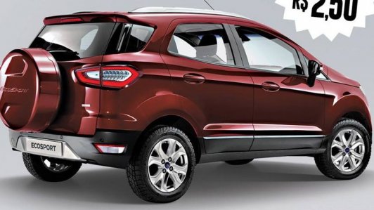 Ford EcoSport 2017 nâng cấp nhẹ ở ngoại thất