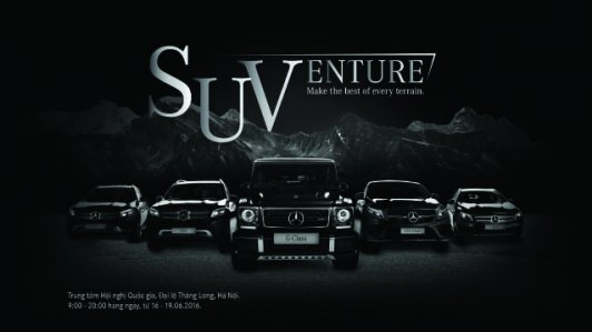 Mercedes-Benz Fascination 2016 chủ đề SUVenture khai mạc ngày mai ở HN