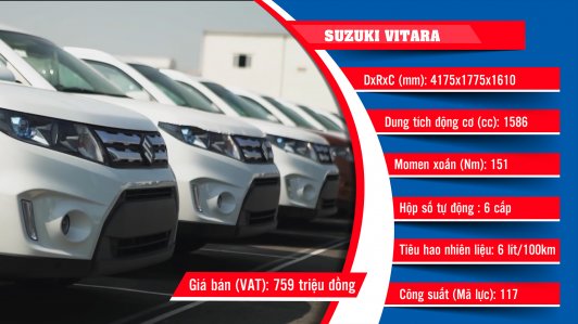 Giá xe ô tô Suzuki tại thị trường Việt Nam tháng 6/2016