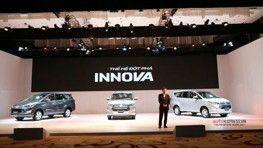 Toyota Innova 2016 thế hệ mới ra mắt Việt Nam, giá từ 793 triệu đồng