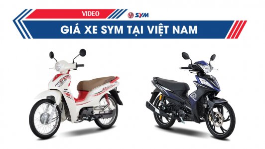 Giá bán các mẫu xe SYM Amigo, Galaxy 115 và Angela tại Việt Nam