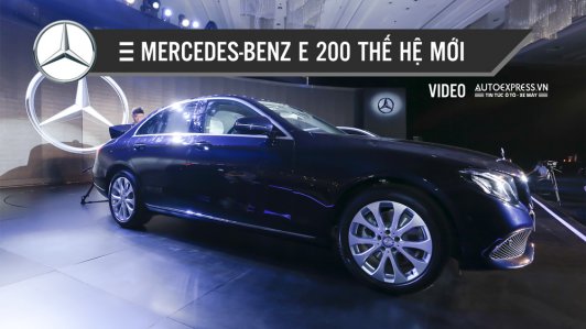 Diện kiến Mercedes-Benz E 200 thế hệ mới vừa trình làng thị trường Việt Nam [Video]