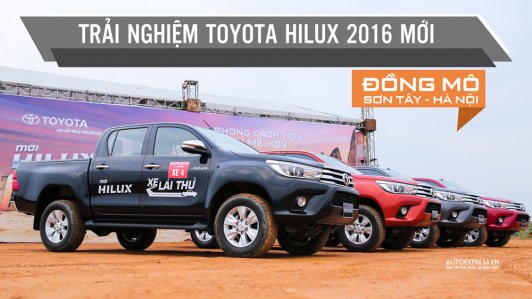 Toyota Hilux 2016 mới Offroad ấn tượng tại Đồng Mô