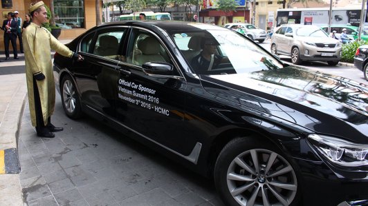 BMW tài trợ xe sang cho Hội nghị Thượng đỉnh Việt Nam 2016