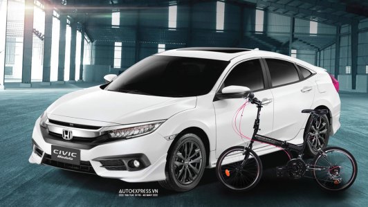 Thêm lựa chọn với phụ kiện ô tô Honda chính hãng và xe đạp gấp Modulo tại Việt Nam