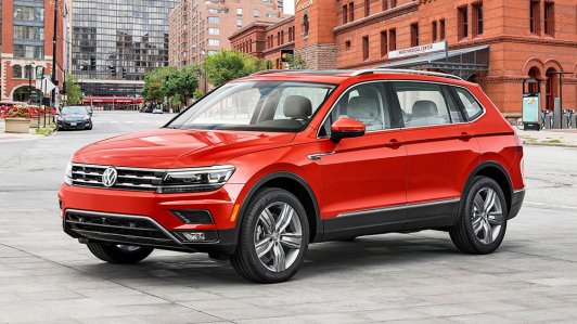 Volkswagen Tiguan 2018 to lớn hơn với ba hàng ghế