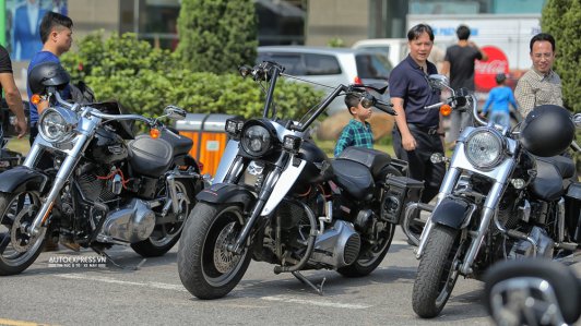 Dàn xe mô tô cực chất tề tựu khoe dáng tại Hà Nội trong ngày hội DAY OF H.O.G