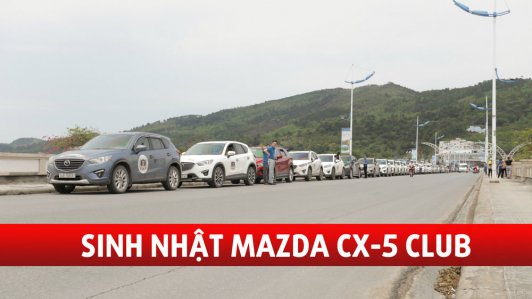 Hơn trăm chiếc Mazda CX-5 tụ hội về thành phố biển Hạ Long mừng sinh nhật 3 tuổi CLB