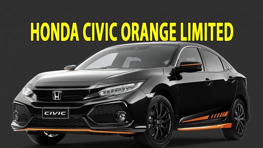 Honda Civic hatchback màu cam đặc biệt chỉ giới hạn 100 xe