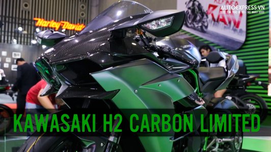 Trải nghiệm nhanh siêu mô tô Kawasaki Ninja H2 Carbon giá tiền tỷ tại Việt Nam [VIDEO]