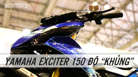 Yamaha Exciter 150 độ cực “khủng” với đồ chơi hàng trăm triệu tại triển lãm xe máy Việt Nam 2017