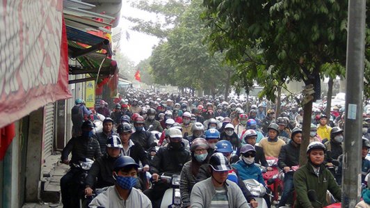 Hơn 90% người Hà Nội đồng ý cấm xe máy trong nội đô