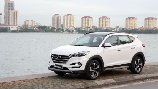 Ảnh chi tiết "của lạ" Hyundai Tucson 2017 máy xăng Turbo 1.6 vừa ra mắt khách Việt