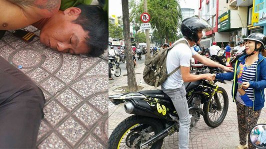 "Soái ca" bắt cướp giữa Sài Gòn làm xao xuyến cộng đồng mạng