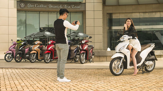 Honda Vision - Xe tay ga bán chạy nhất Việt Nam thêm màu mới thời trang