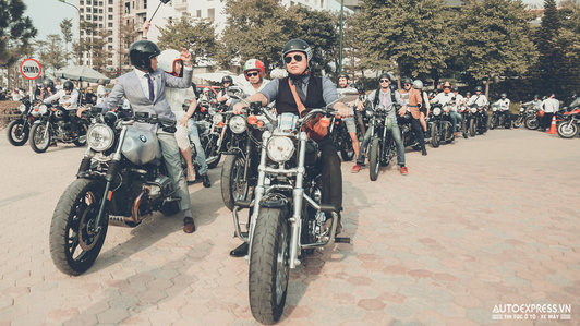 Bảnh như các quý ông cưỡi mô tô trong sự kiện DGR 2017 vừa diễn ra tại Hà Nội