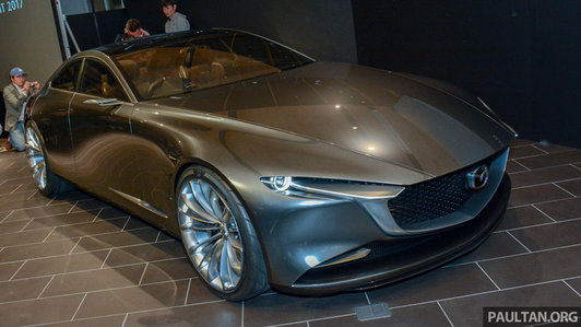 Chiêm ngưỡng vẻ đẹp hút hồn của mẫu Mazda Vision Coupe Concept