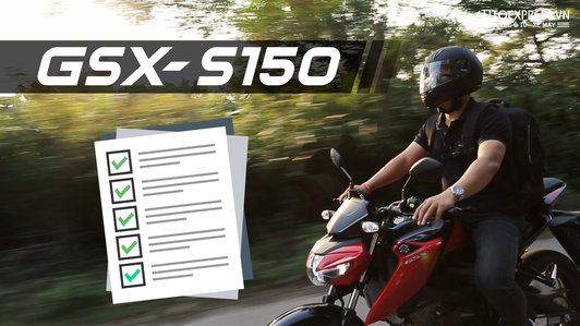 Đánh giá Suzuki GSX-S150 mạnh hơn cả Yamaha TFX 150 và Honda CB150R [VIDEO]