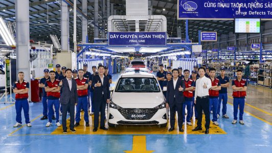 Hyundai Thành Công xuất xưởng chiếc Accent thứ 85.000
