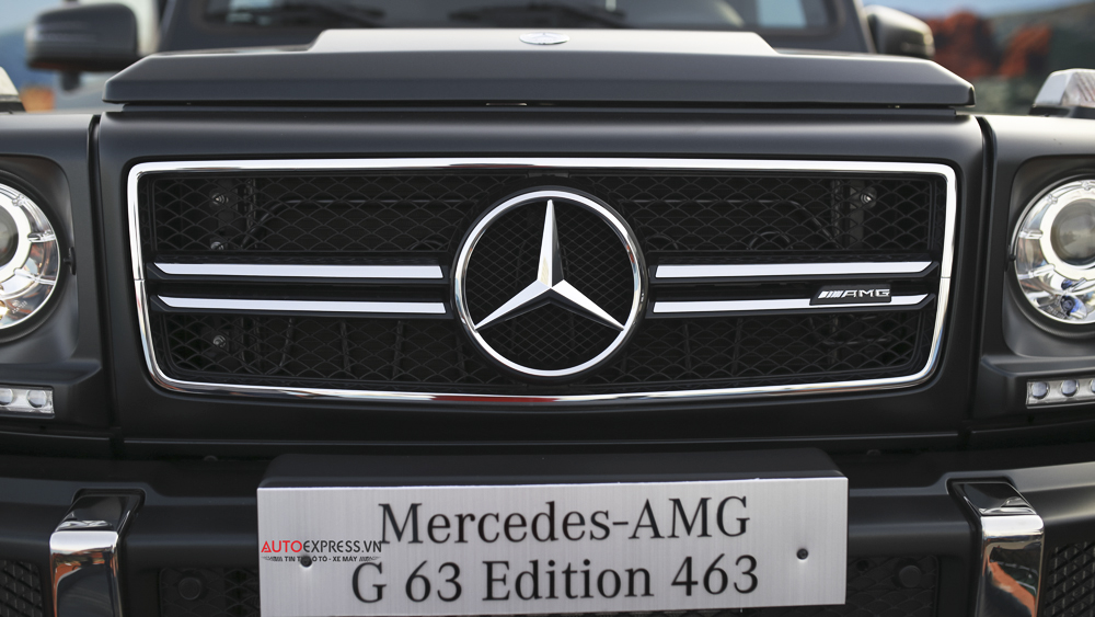 Mercedes-AMG G 63 Edition 463 với lưới tản nhiệt đặc trưng
