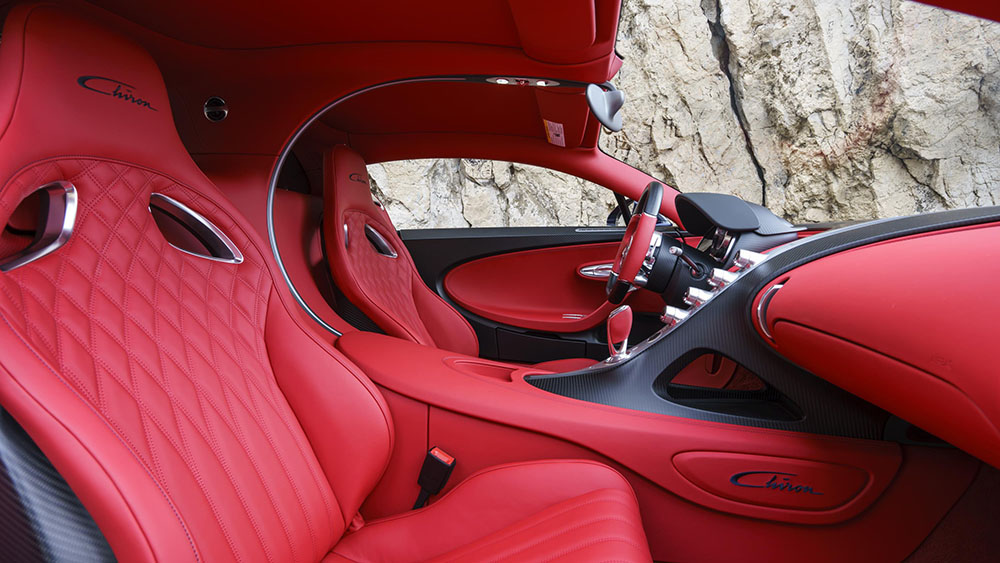 Nội thất Bugatti Chiron