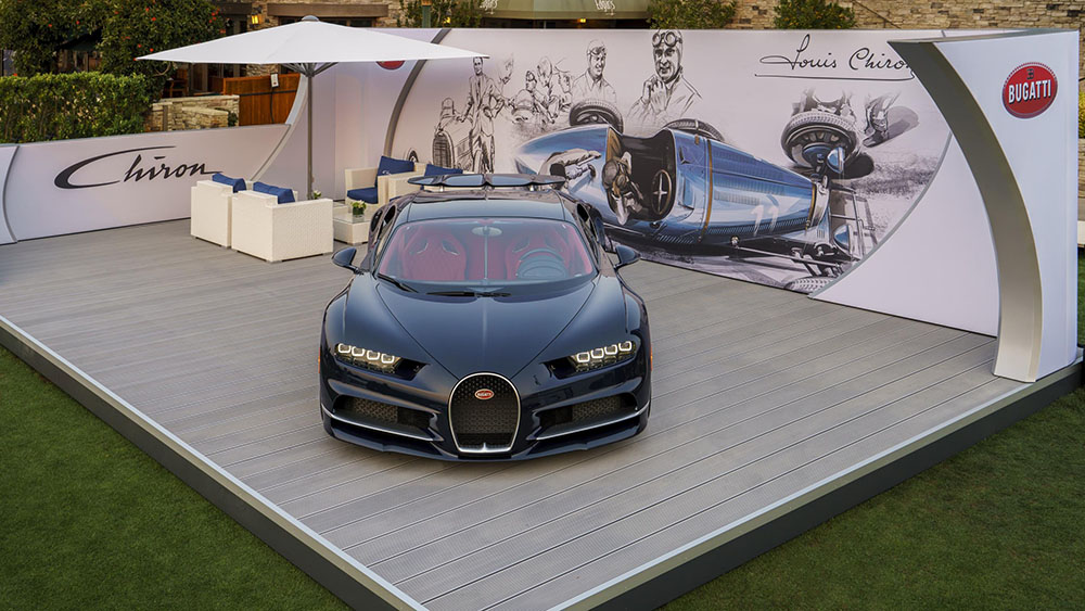 Bugatti Chiron trưng bày