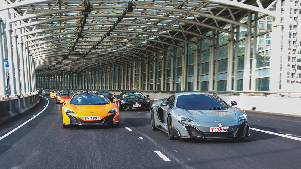 Dàn siêu xe McLaren tại hong kong