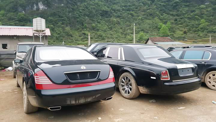 Cặp đôi siêu sang Maybach, Rolls-Royce Phantom.