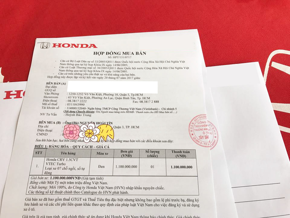 Lộ giá Honda CR-V 2017 bản 7 chỗ ngồi trang bị động cơ 1.5 Turbo tại Việt Nam