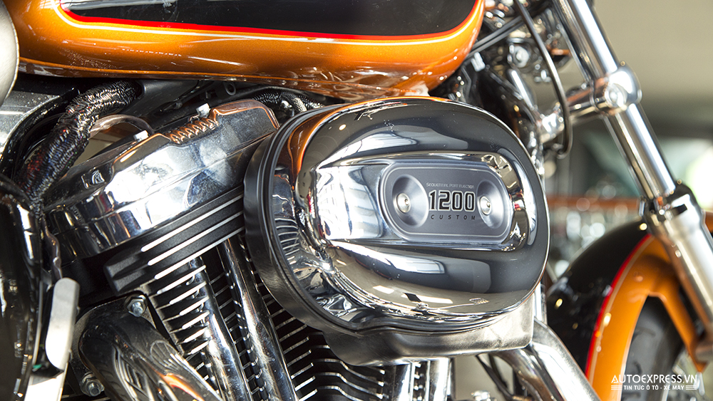 Động cơ xe Harley Davidson 1200 Custom.