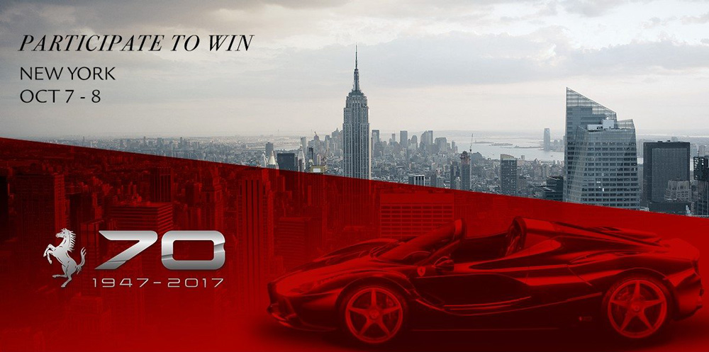 Lẽ kỷ niệm 70 năm thành lập của Ferrari tại New York
