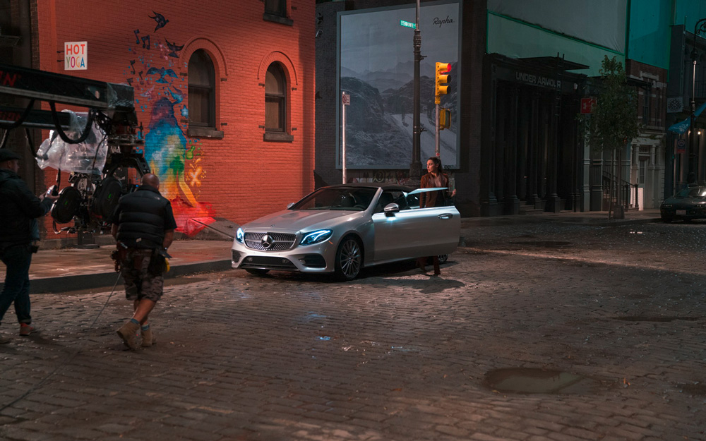 Mercedes E-Class Convertible trong phim
