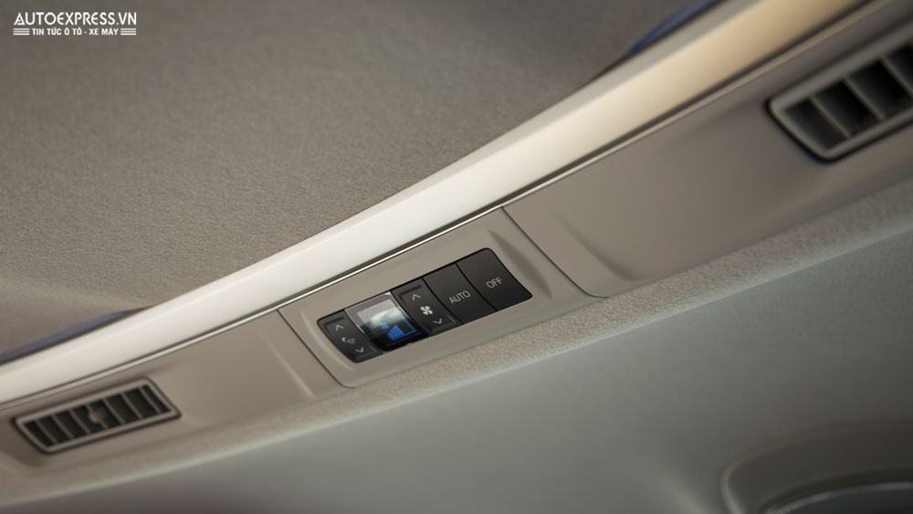 Hệ thống điều hòa trên xe Toyota Innova Venturer 2017.