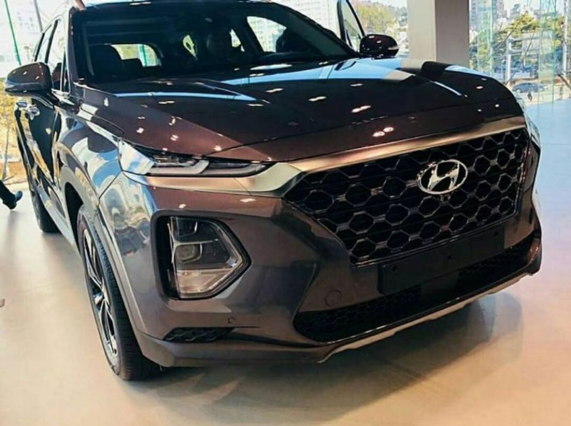 Lộ ảnh thực tế Hyundai SantaFe 2019 tại Hàn Quốc hình 5.