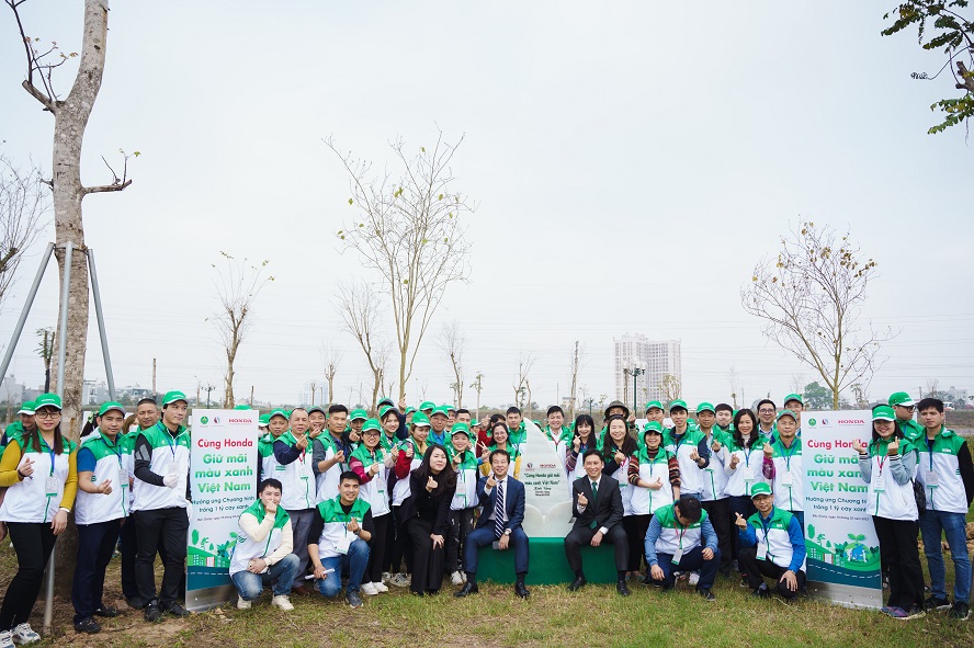 Honda Việt Nam tổ chức “Ngày hội trồng cây 2023 - Cùng Honda giữ mãi màu xanh Việt Nam”