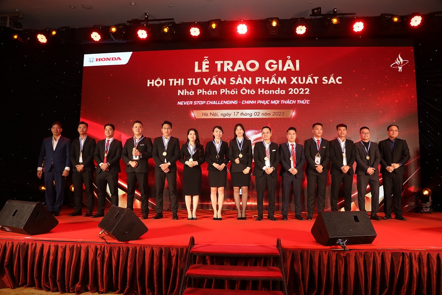 Honda Việt Nam công bố kết quả Hội thi tư vấn sản phẩm xuất sắc năm 2022
