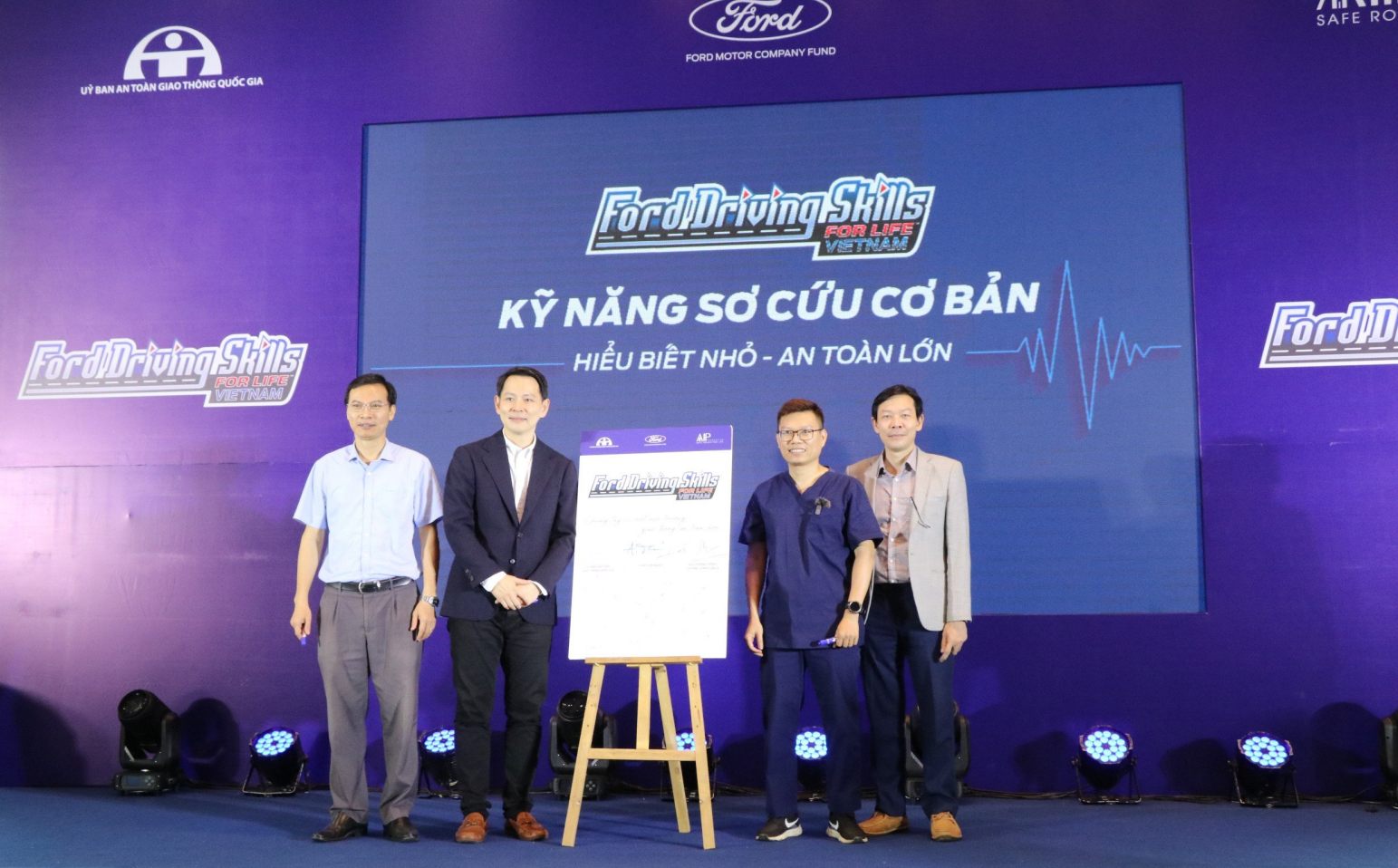 Ford Việt Nam ra mắt dự án chia sẻ kĩ năng sơ cứu cơ bản tới cộng đồng