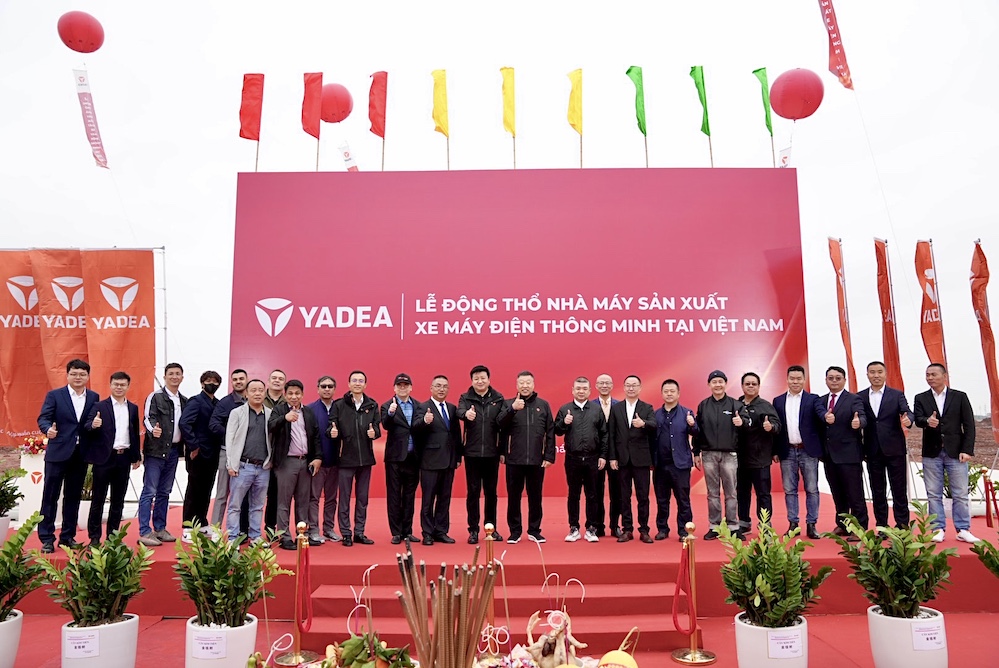 Yadea xây dựng nhà máy thứ 2 với vốn đầu tư 100 triệu đô tại Việt Nam