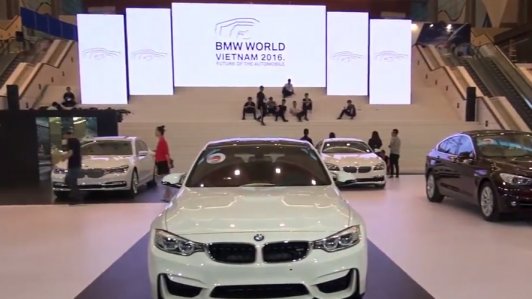 Triễn lãm BMW World Expo Vietnam 2016 trước ngày khai mạc 