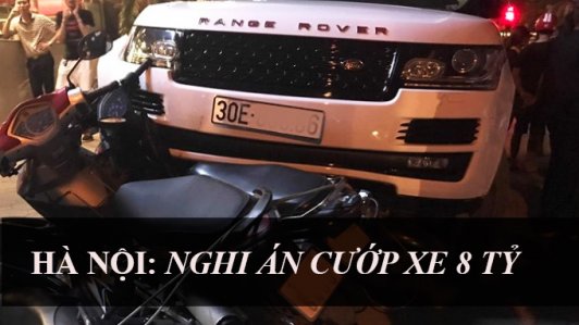 Nghi án cướp xe Range Rover biển VIP, gây tai nạn liên hoàn trong đêm tại Hà Nội