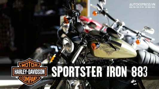 Chiêm ngưỡng Harley-Davidson Sportster Iron 883 giá mềm tại Hà Nội