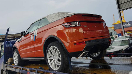 Mẫu SUV mui trần Range Rover Evoque Convertible cực hiếm xuất hiện tại Việt Nam
