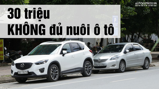 Thu nhập 30 triệu không đủ nuôi ô tô tại Hà Nội