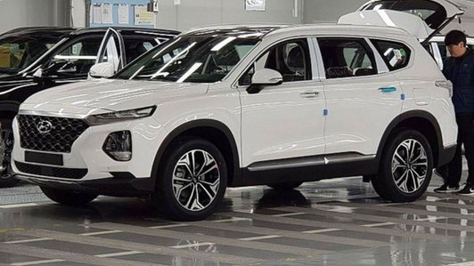 Lộ ảnh thực tế Hyundai SantaFe 2019 tại Hàn Quốc