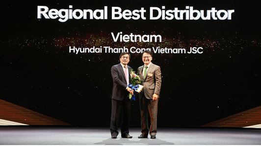 Hyundai Thành Công tiếp tục là nhà phân phối xuất sắc nhất Châu Á Thái Bình Dương